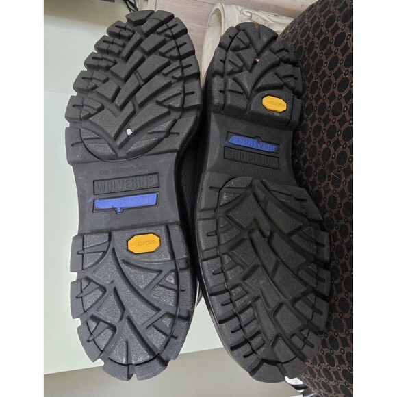Nice WOLVERINE Steel-Toe Waterproof BlackLeatherShoe Work BOOTS 13W WornOnce EuC main image 10